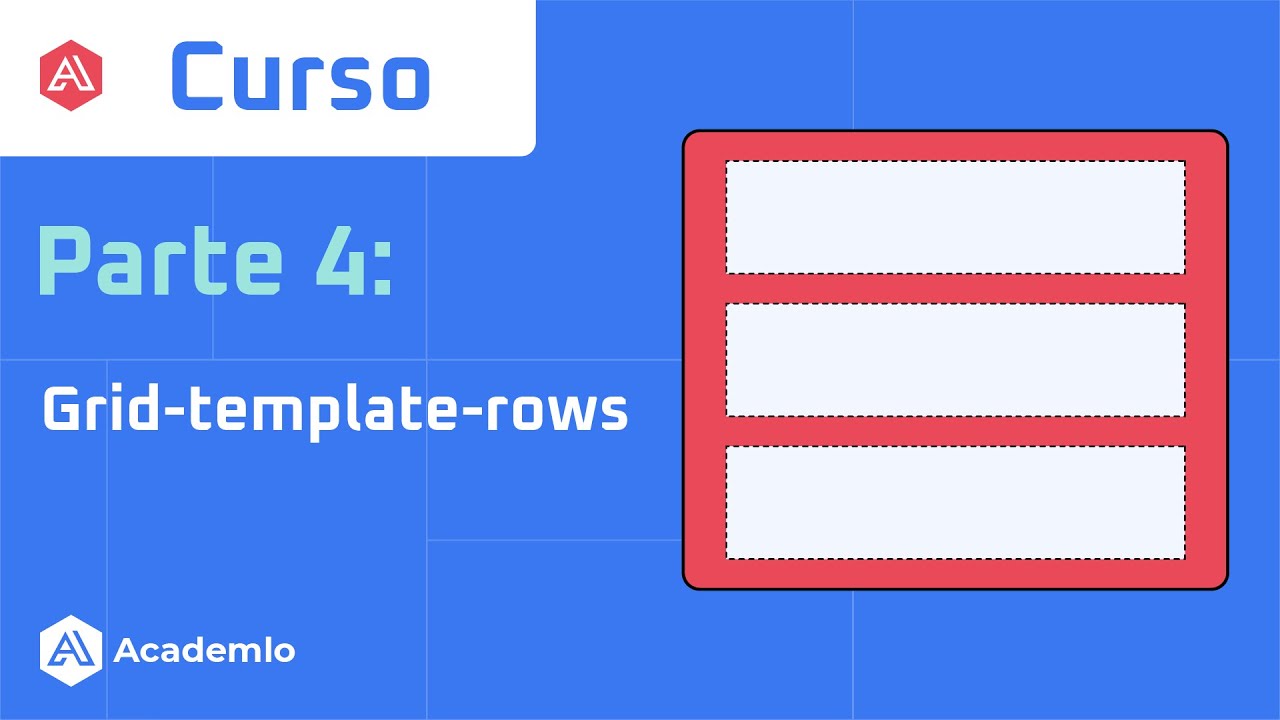 Curso CSS Grid Parte 4: Grid-template-rows - YouTube