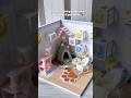 Miniature Cat House tour #miniature #diy #diyminiature #kawaii #trinkets #toys #dollhouse #cathouse