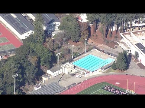 Raw video: Aerial view of Santa Cruz High School during police response to active shooter report