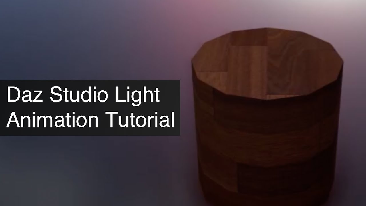 How to Animate Lights in Daz Studio | Daz3D Tips - YouTube