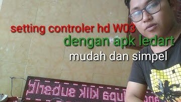 Cara setting tulisan di running text dengan menggunakan aplikasi ledart