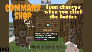 How to make a Command Shop  [BE]