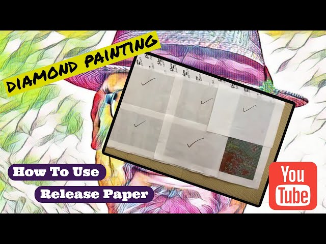 RELEASE PAPER Double Sided, 20 Sheets, Silicone Paper for Sticker Books and Diamond  Painting 