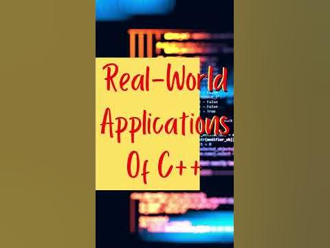 12 Real World Applications of C++ Programming Language #shorts - YouTube