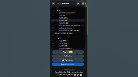 CSS Battles Daily Target 16th March 2024 Solution | 99.6% Match | CSS Challenges #cssbattle #css3
