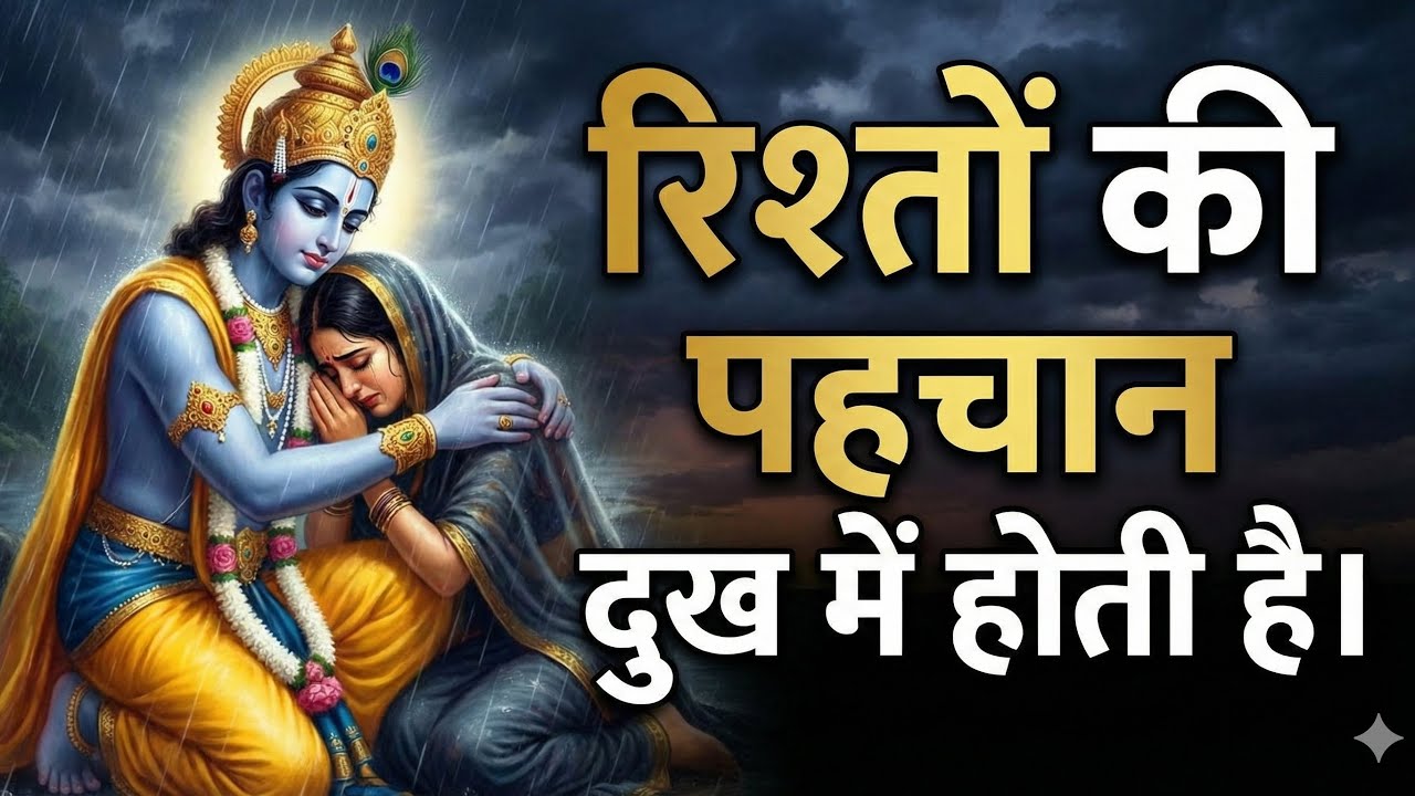 रिश्तों की पहचान दुख मे होती है | Krishna Motivational Speech | Krishna Vani | Geeta Saar