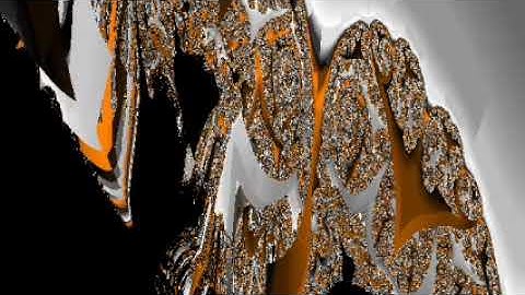 burnin perpendicular Mandelbrot fractal zoom (elephant valley)