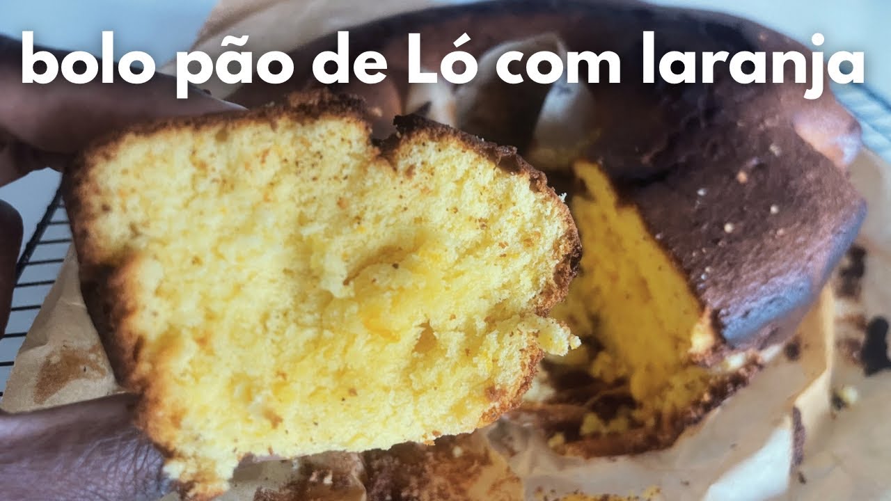 ✅ BOLO PÃO DE LÓ COM LARANJA FOFIHO | receita simples e fácil 