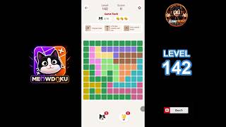 Meowdoku Level 142 walkthrough | full solution