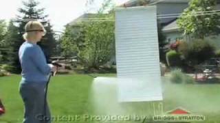 How to Clean Mini blinds with a Pressure Washer
