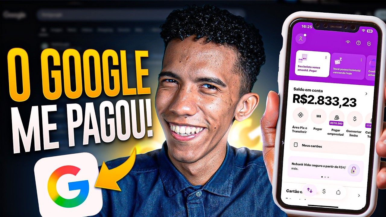 Como RECEBI R$2800 usando APENAS as PESQUISAS DO GOOGLE | Jhonatas Silva