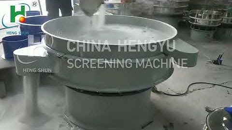 sieving machine powder particle liquid round vibrating sieve sifter