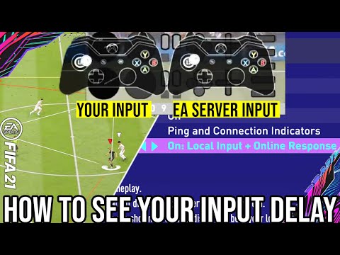 HOW TO SEE YOUR INPUT DELAY/LAGG TO EA SERVERS & YOUR CONNECTION - TITLE UPDATE PATCH 11 - FIFA 21