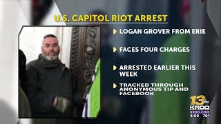 Man from Erie arrested in connection to January 6th US Capitol riot