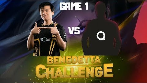 MLBB Benedetta Challenge Game 1 - FlapTzy vs Q