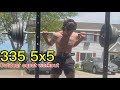 335 5x5 Squat Workout | 147 BW