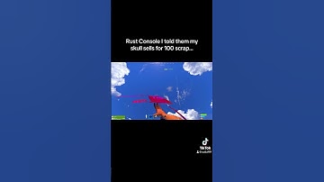 Rust Console I sell my skull for 100 scrap on my community server lvl99_…#shorts #rust #rustconsole