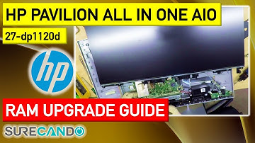 HP 27" 27-DP All-in-One Desktop RAM Replacement Guide Disassembly LCD Removal