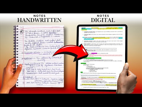 How to Convert Your Handwritten Notes into Digital PDF | Step-by-Step Guide