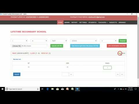 Student Marks Processing Unit Tutorials