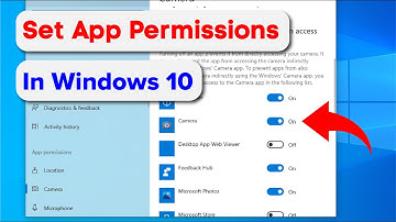 How To Set App Permissions In Windows 10 ।।  Access and Manage Windows 10.