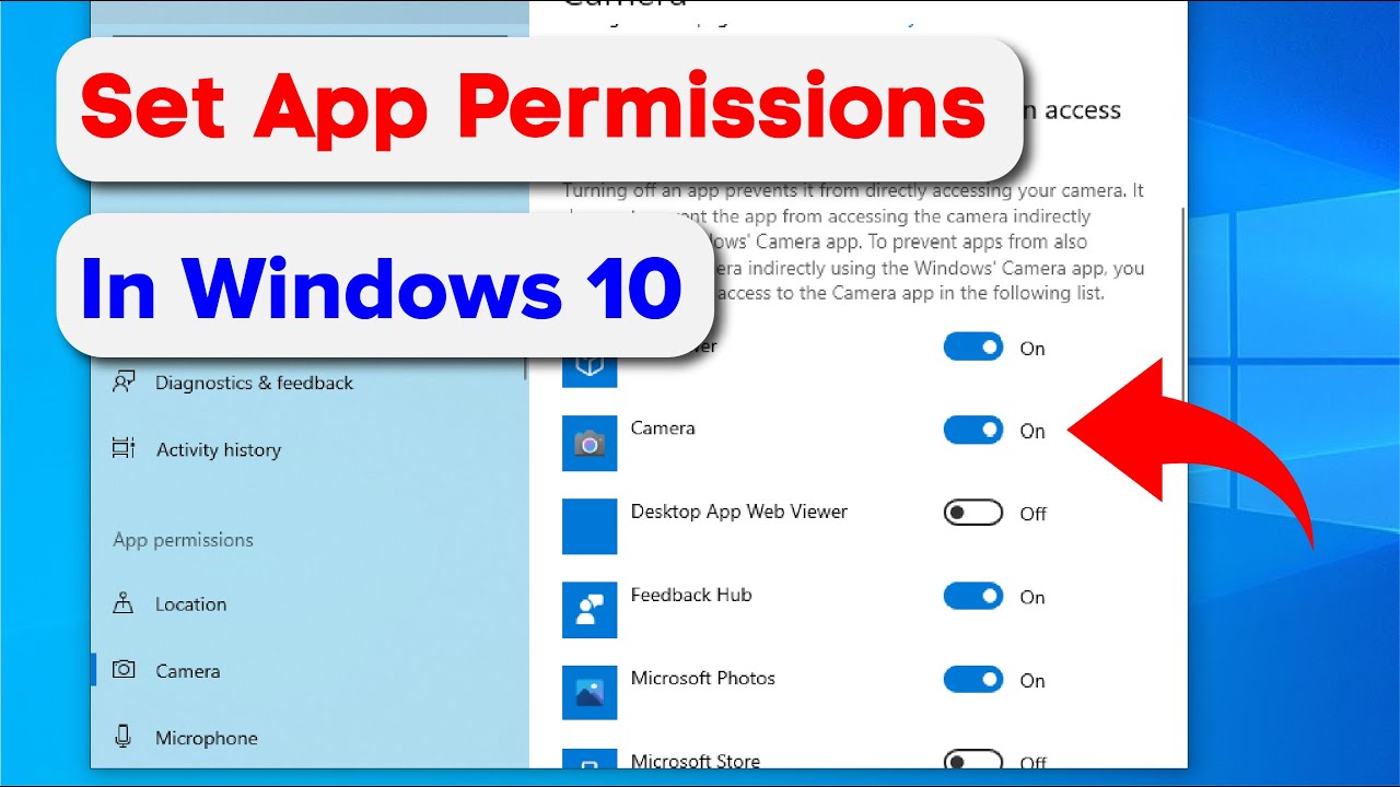 How To Set App Permissions In Windows 10 Access And Manage Windows