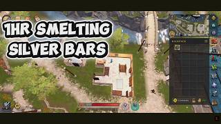 Runescape3 (F2P) 1Hr Silver Bar Smelting Profit
