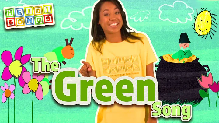 The GREEN Song | HeidiSongs' Sing & Spell Colors!