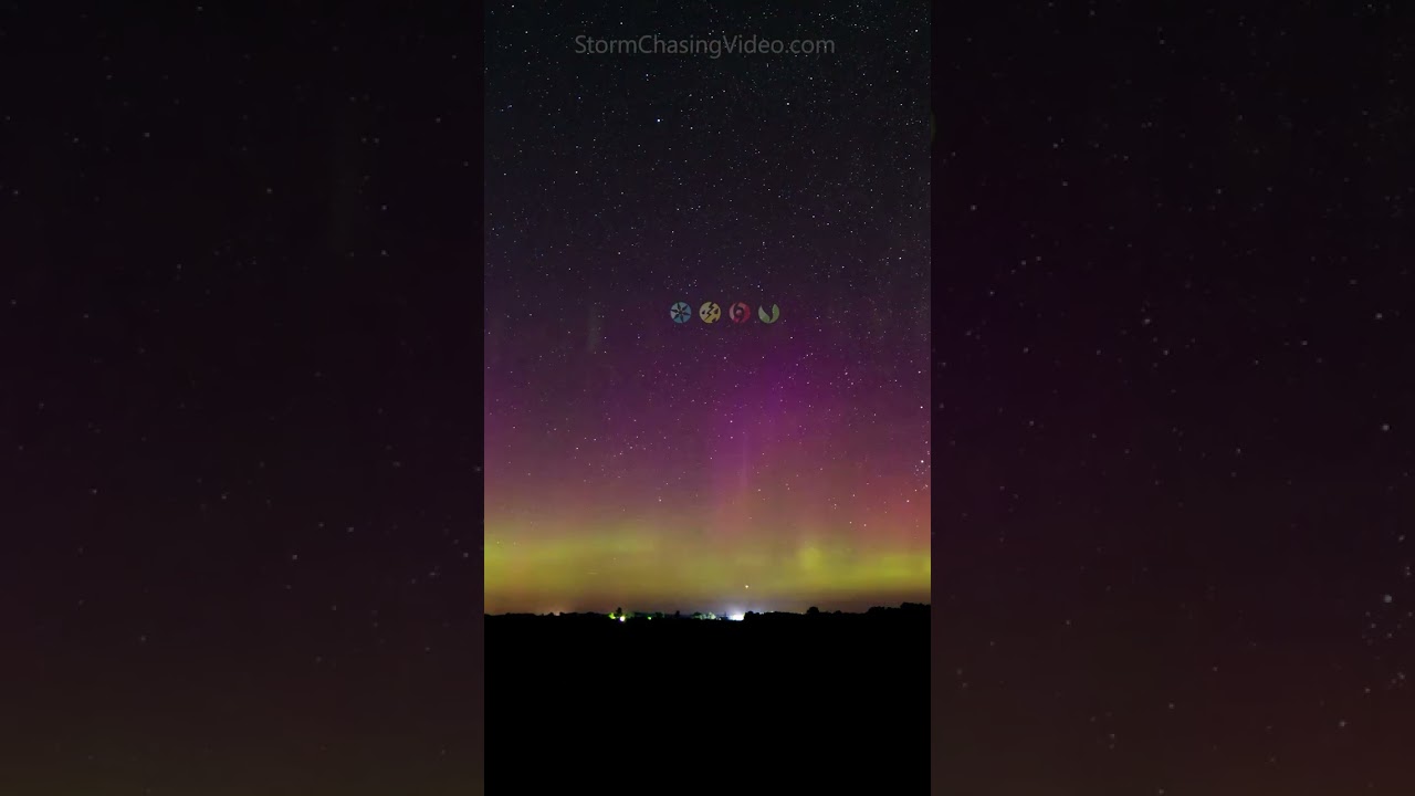 Incredible Northern Lights Aurora Display #shorts