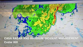 CASA radar and Rhodium Incident Management for emergency operation