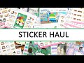 Planner Sticker Haul #52 (character stickers, kits)