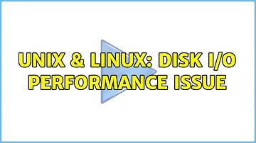 Unix & Linux: Disk I/O performance issue (2 Solutions!!)