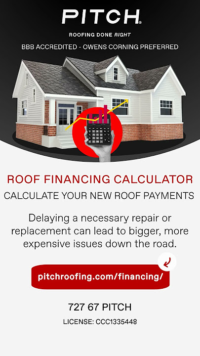ROOF FINANCING CALCULATOR