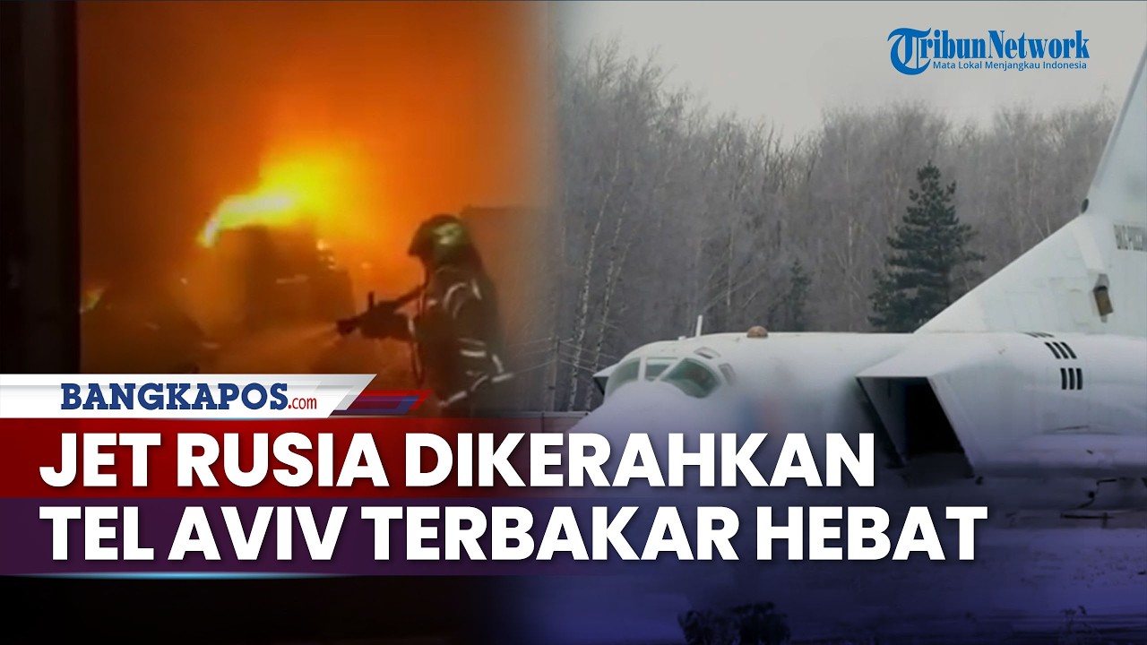 Jet Rusia Dikerahkan, Tel Aviv Terbakar & Meledak Dihujani Bom, Kapal Induk Nuklir AS Kabur