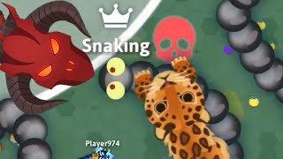 Snake.io BOSS snake is GIANT in new event map skin unlock in snake io🐍 - Snaking Gameplay #22 screenshot 5