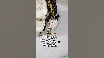 lỗi nháy đèn - máy Sharp đời cũ #kevil_aircond #airconditioner #maylanh