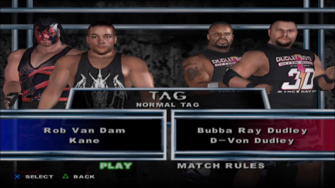 WWE Tag Team Match Kane and Rvd vs Dudley Boys #wwe #wweraw # ...