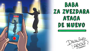 BABA ZA ZVEZDARA ATACA DE NUEVO (Mujer serbia que baila - Tiktok Serbian Dancing Lady)| Draw My Life