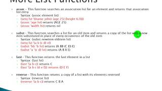 AutoLISP List Functions - Part 3