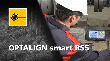Easy Shaft Alignment with OPTALIGN smart RS5 by PRUFTECHNIK