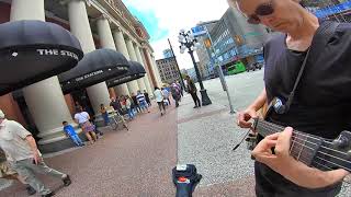 No one touched me - Street guitarist plays difficult Doors song, but it makes no difference! 8/13/19