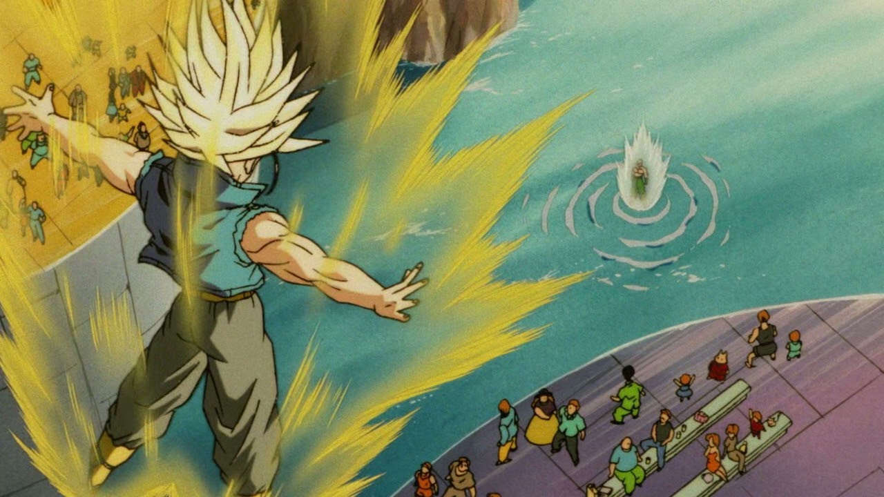 Dragon Ball Z BGM - Trunks Vs. Ten Shin Han (M1606) - YouTube