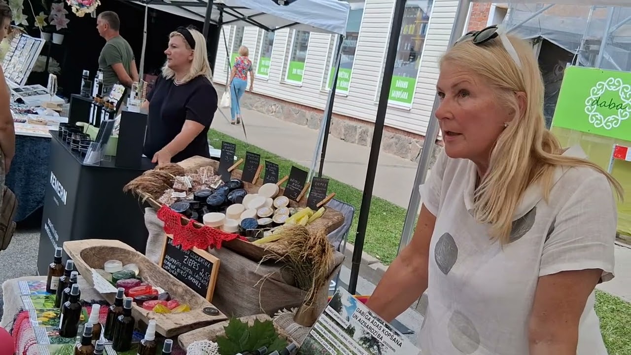 Valmieras 742. dzimšanas dienas  svētku tirgu. 26. jūlijā