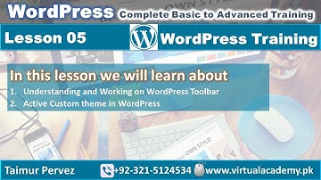 WordPress basic to advance training 2016 | How to install theme in WordPress | Lesson 05
