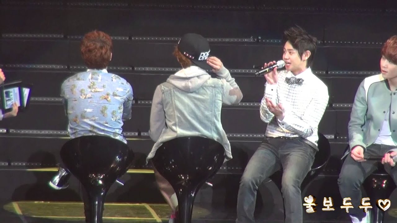 120422 뷰티 2기 팬미팅 - 기차에서