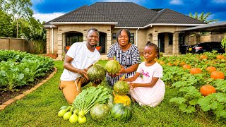 Unbelievable Garden Harvest! 🎃🥬 Fresh pumpkins , Flourishing Fruit Orchard & Dream Home Update 🏡❤️