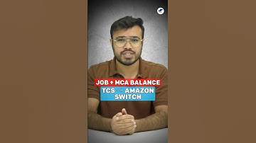 💥MCA with Job Possible?🔥Working Student to Amazon at 40+ LPA💼TCS to Amazon Success Story #mca