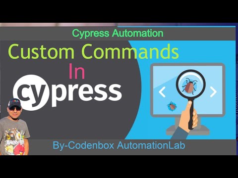 How to create custom Commands in Cypress?