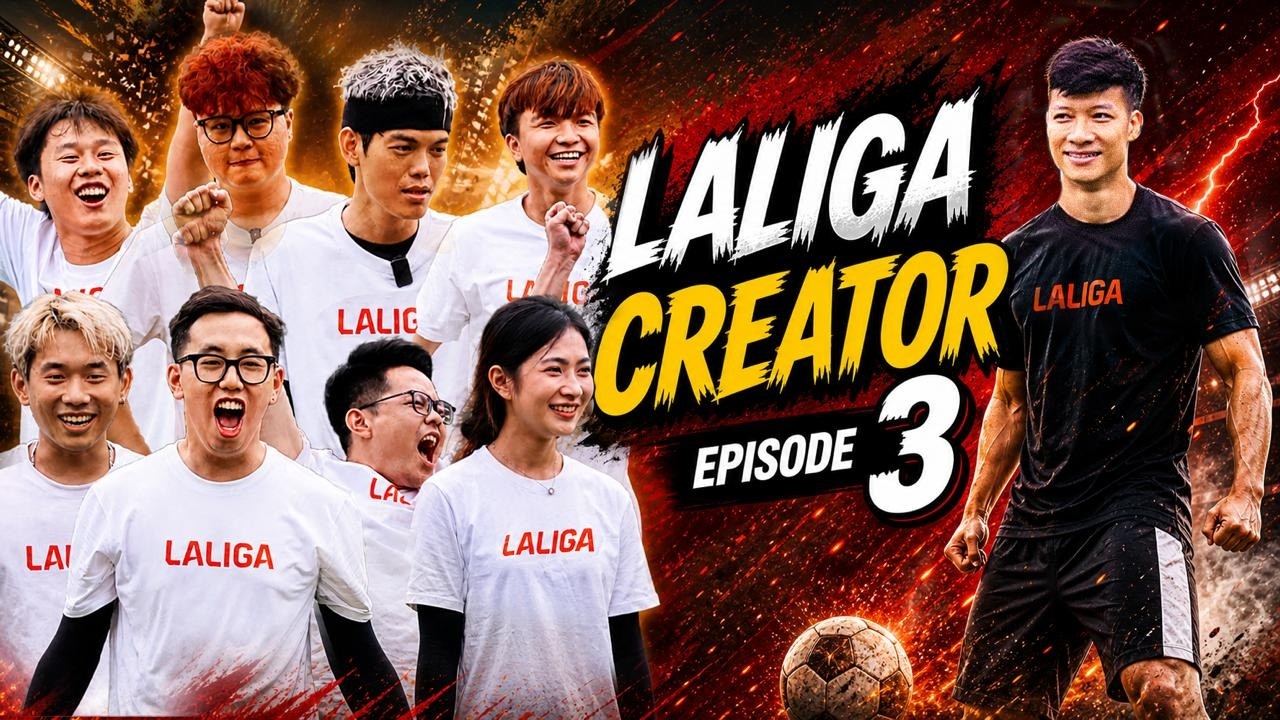 LALIGA CREATOR CUP Tập 3 : phần thi đối đầu 1VS1 giành vé đi Tây Ban Nha