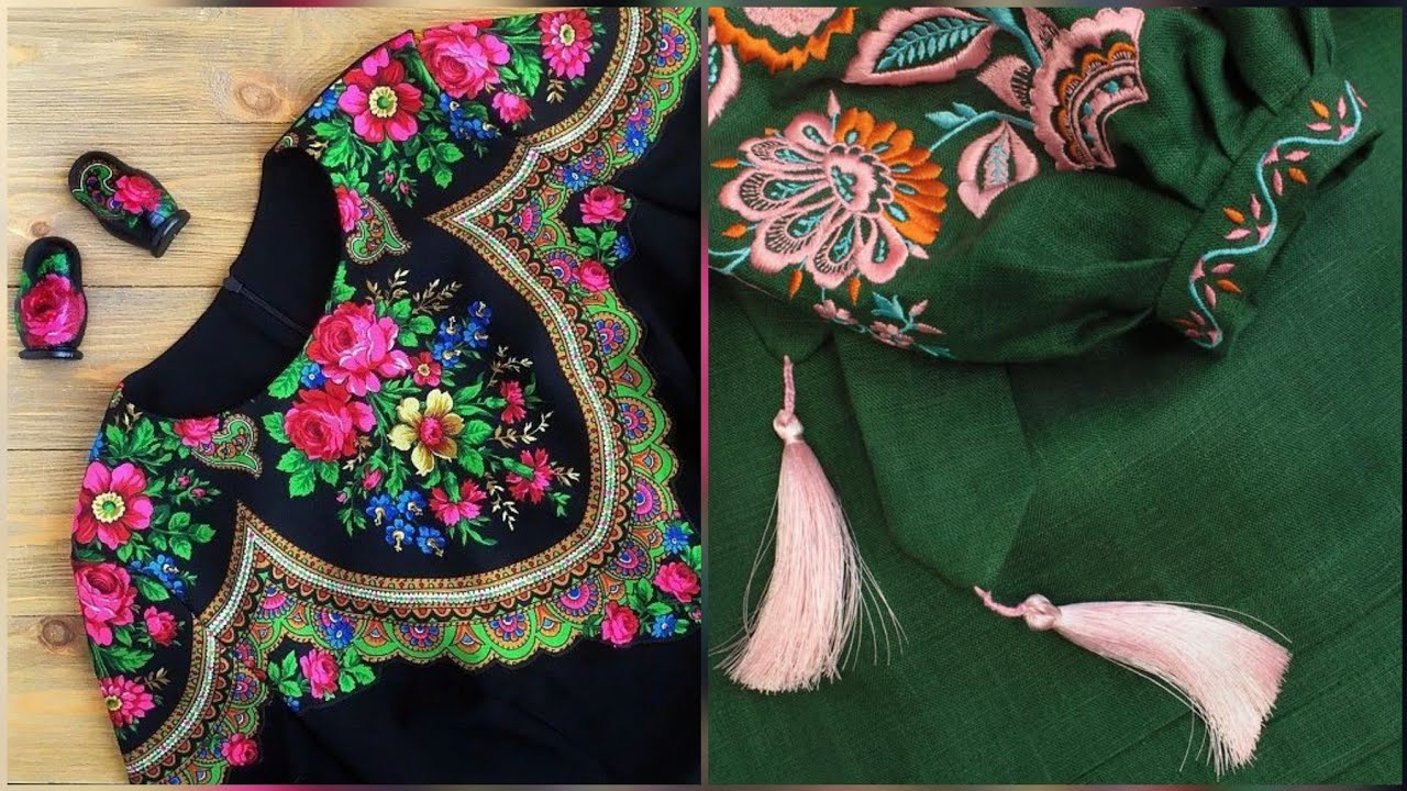 Most demanding and beautiful embroidered sleevs designs and patterns